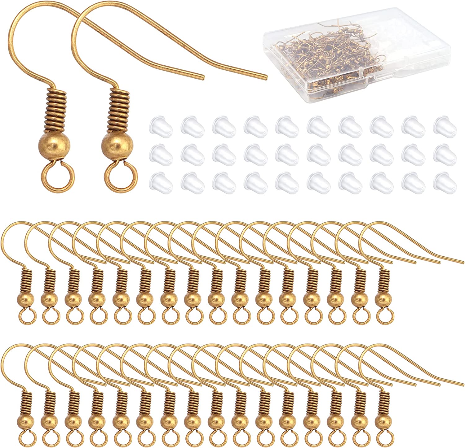 Southwit 200 PCS Earring Hooks for Jewelry Making with Earring